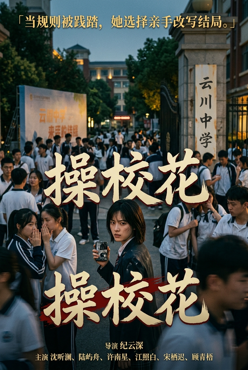 《操校花》主视觉海报