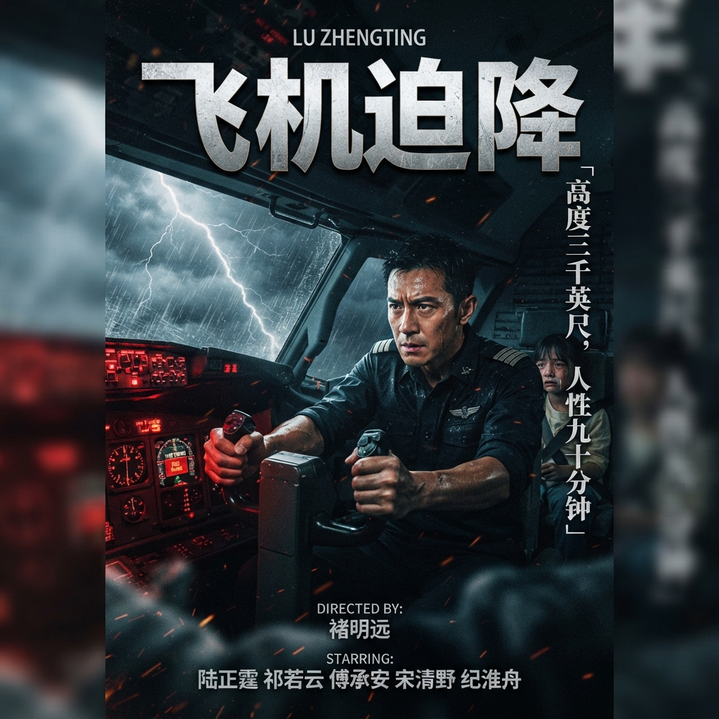 《飞机迫降》海报