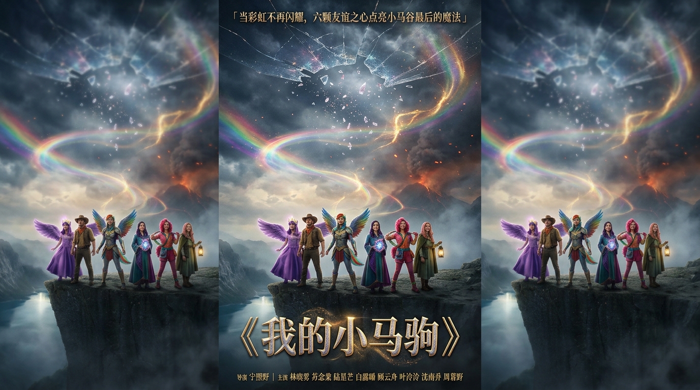 《我的小马驹》主视觉海报