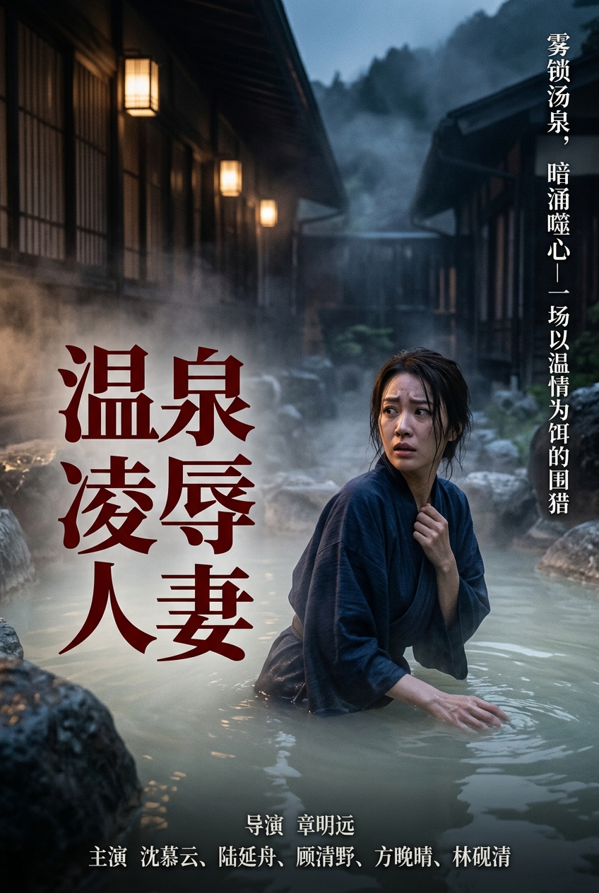 《温泉凌辱人妻》海报