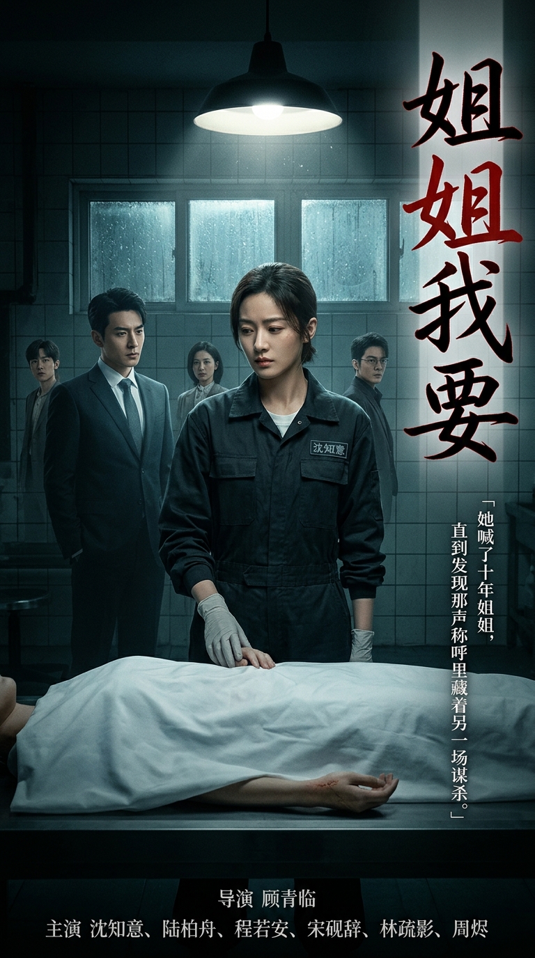 《姐姐我要》解剖台冷光下的女性侧脸特写