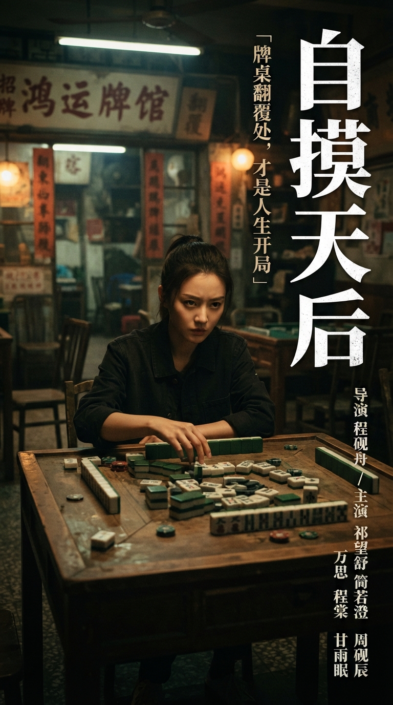 《自摸天后》海报