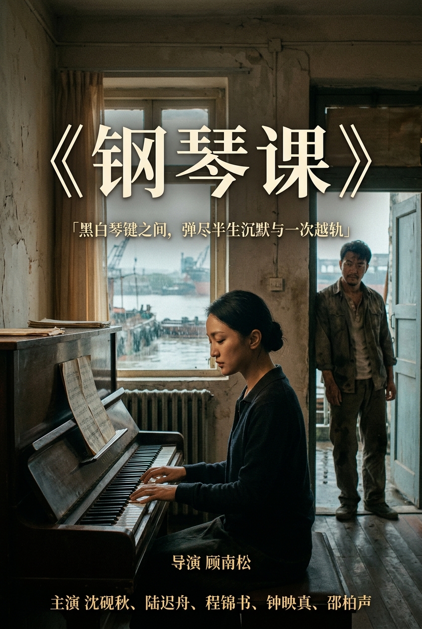 《钢琴课》海报
