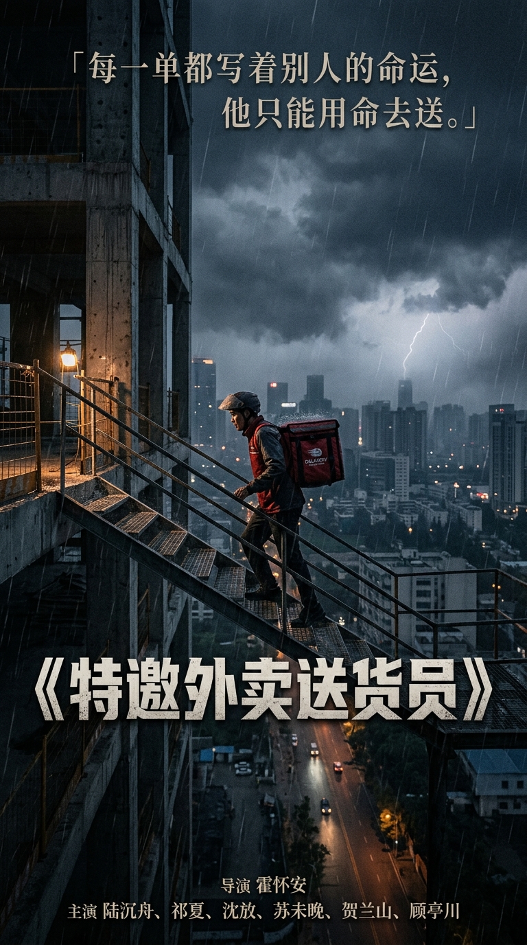 《特邀外卖送货员》海报