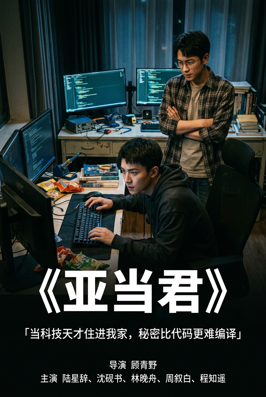 《亚当君》海报